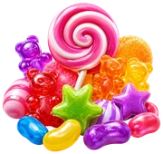 Candy slot symbols and sweets