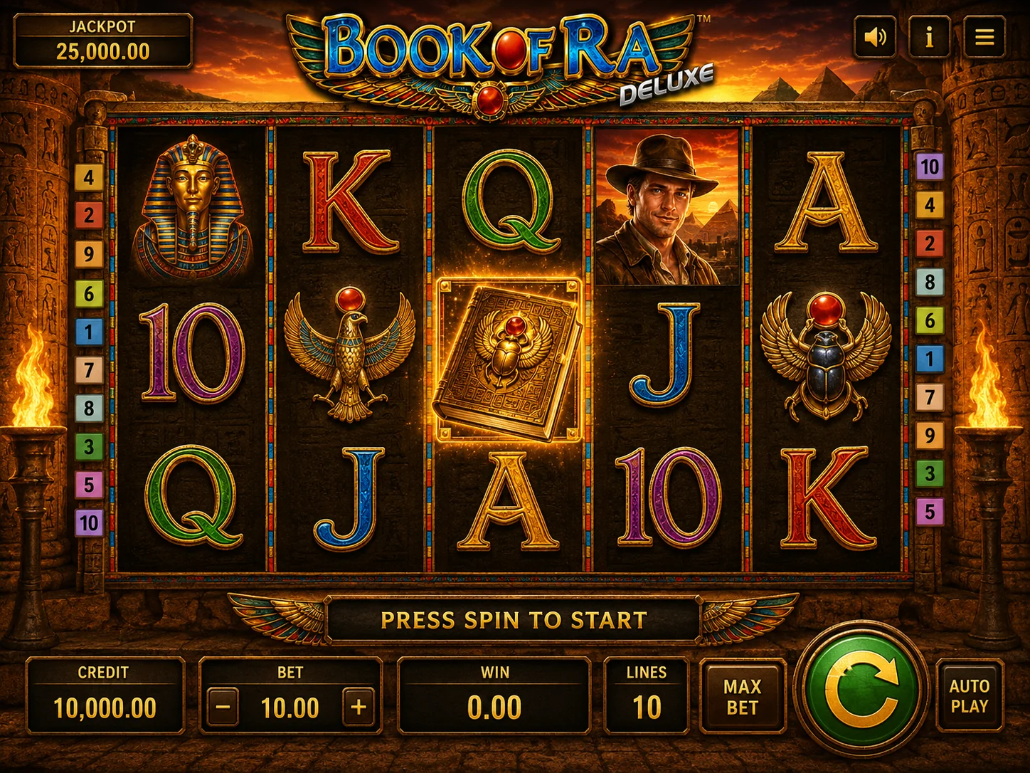 Book of Ra Deluxe screenshot 1