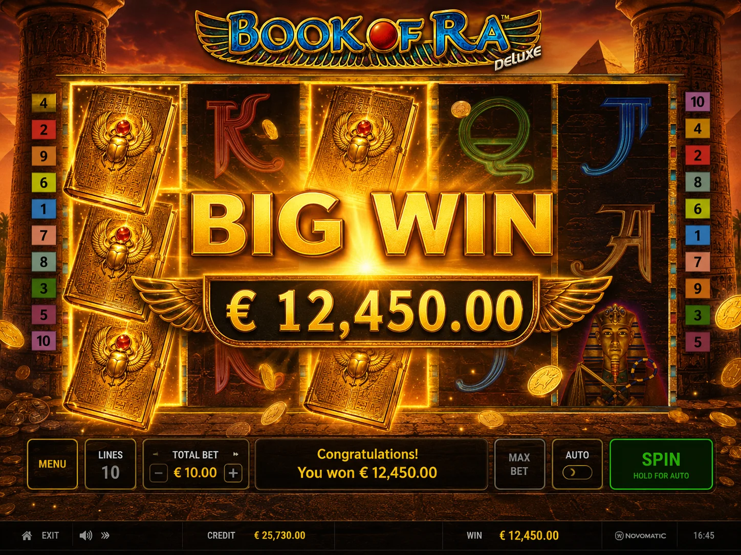 Book of Ra Deluxe screenshot 2
