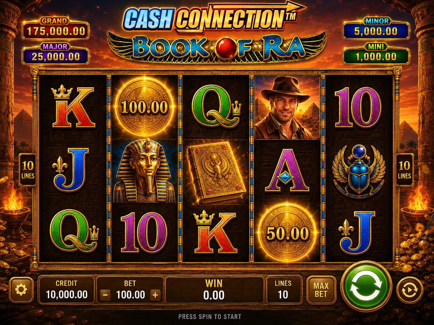 Cash Connection Book of Ra screenshot 2