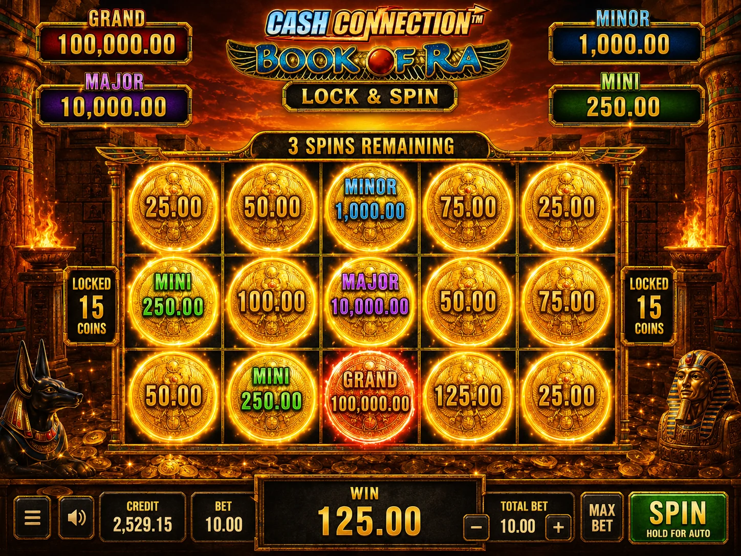 Cash Connection Book of Ra screenshot 1