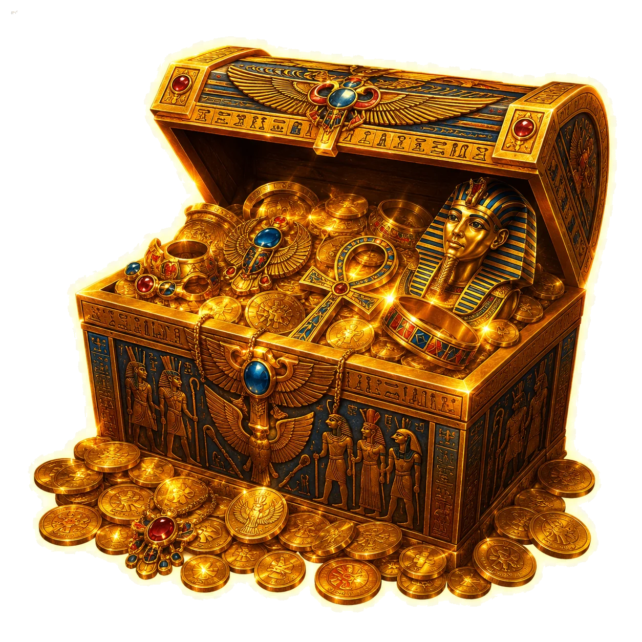 Cash Connection Book of Ra Egyptian treasure chest
