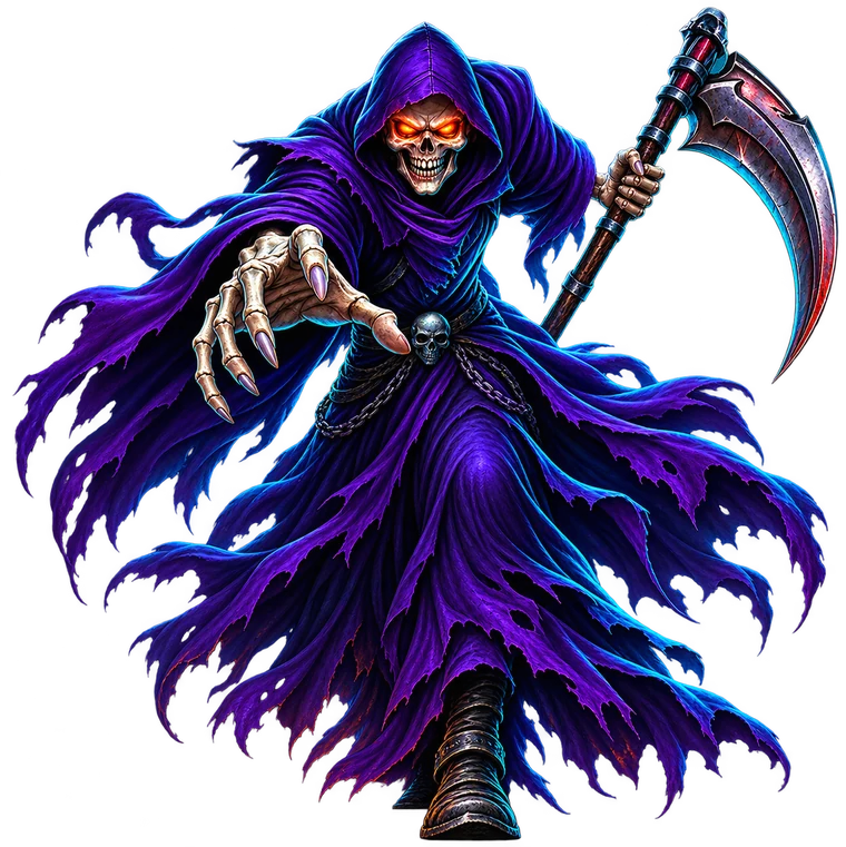 Death Dominion Grim Reaper transparent cutout