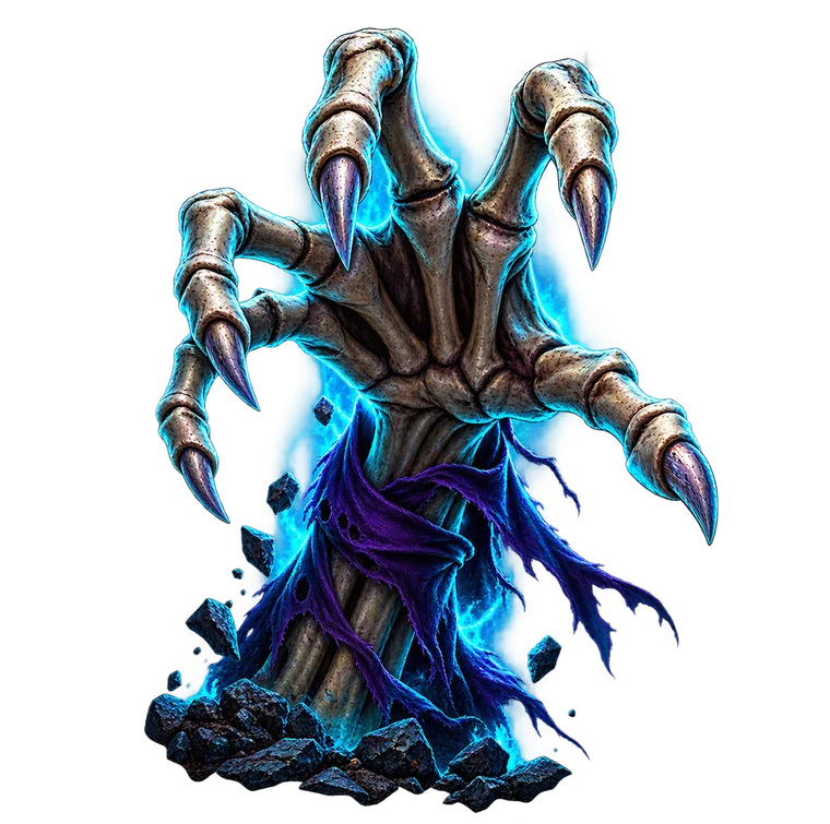 Death Dominion Undead hand transparent cutout