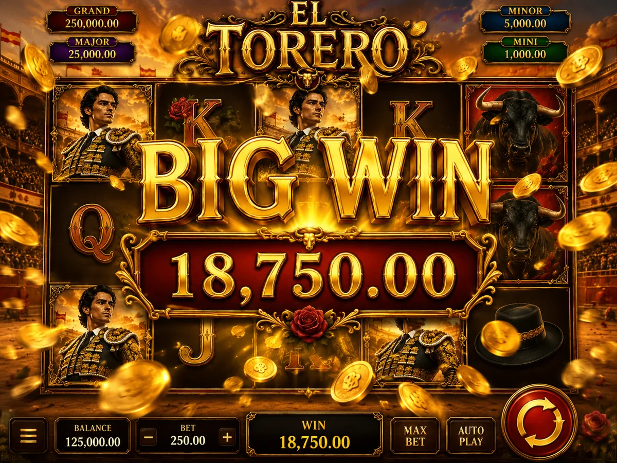 El Torero bonus and gamble feature screenshot