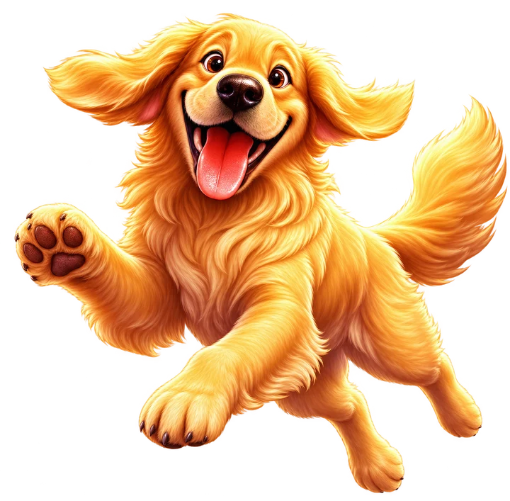 Golden Retriever happy golden retriever transparent cutout