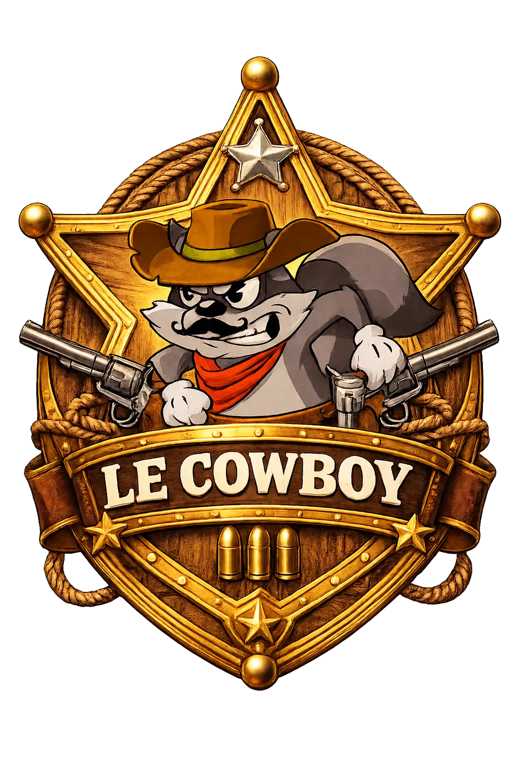 Le Cowboy Wild West illustration