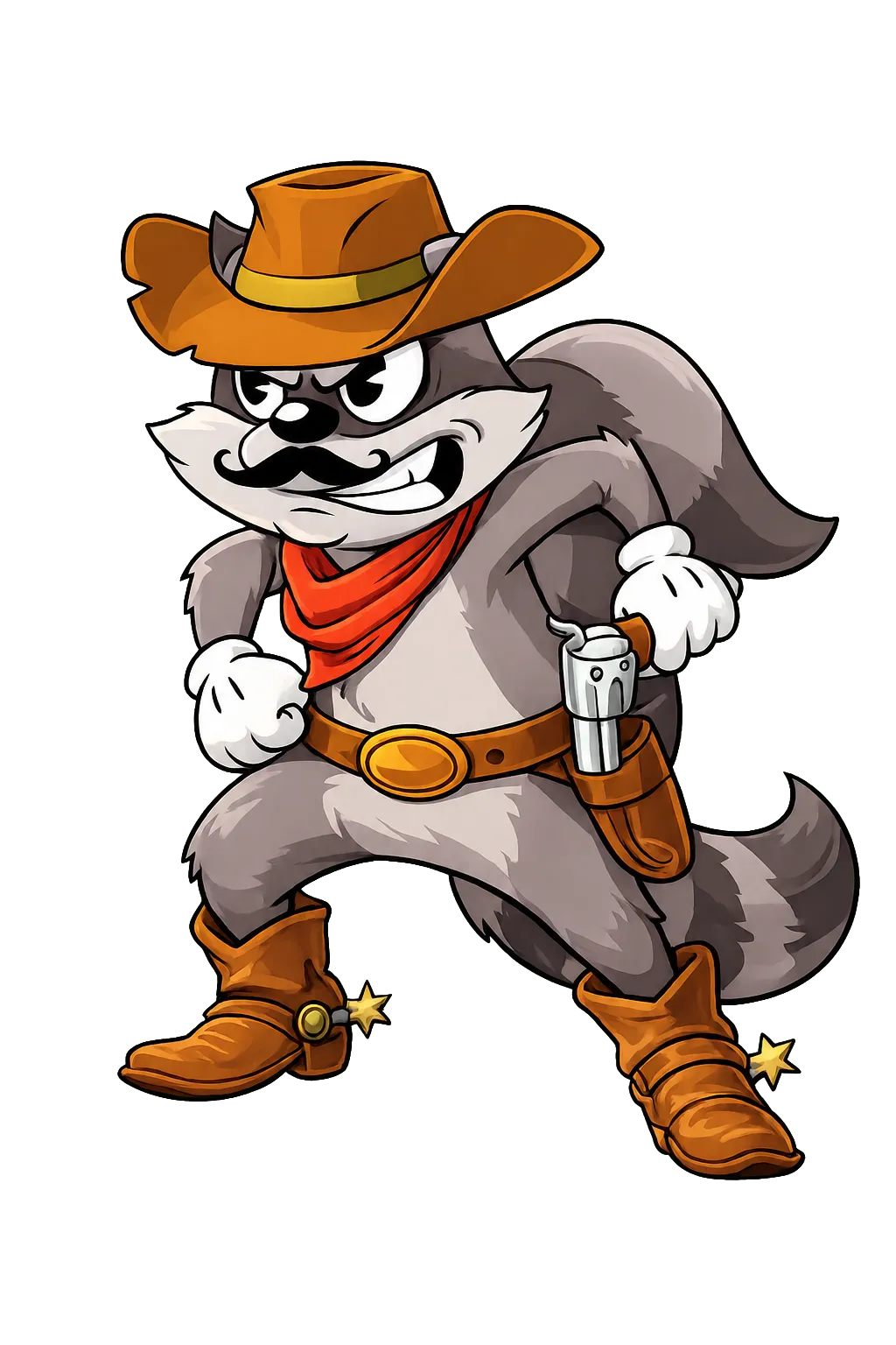 Le Cowboy Wild West illustration