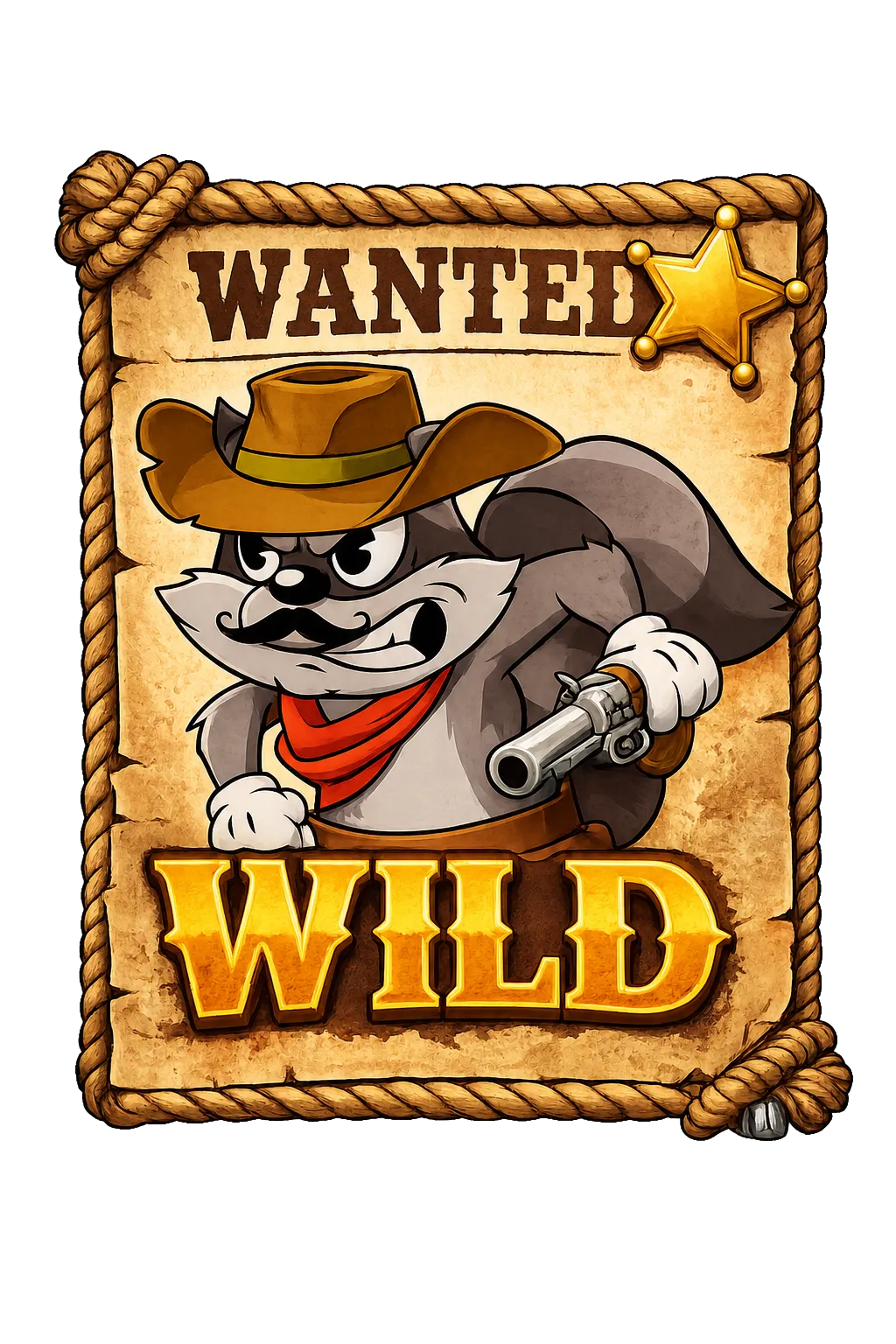 Le Cowboy Wild West illustration
