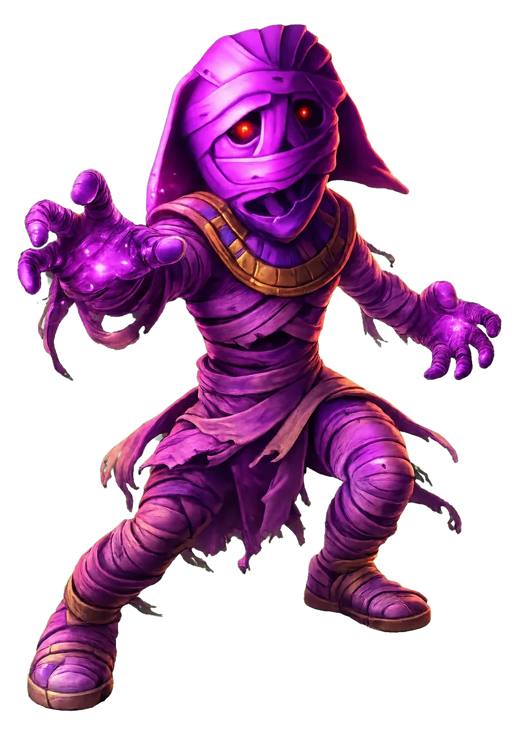 Purple Mummyland Treasures mummy character