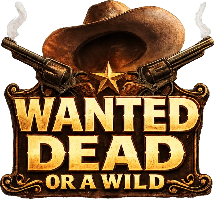 Wanted Dead or a Wild logo transparent cutout
