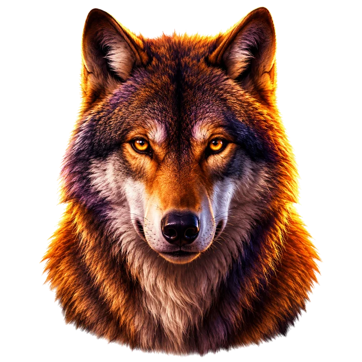 Wolf Gold wolf totem artwork for bonus reading
