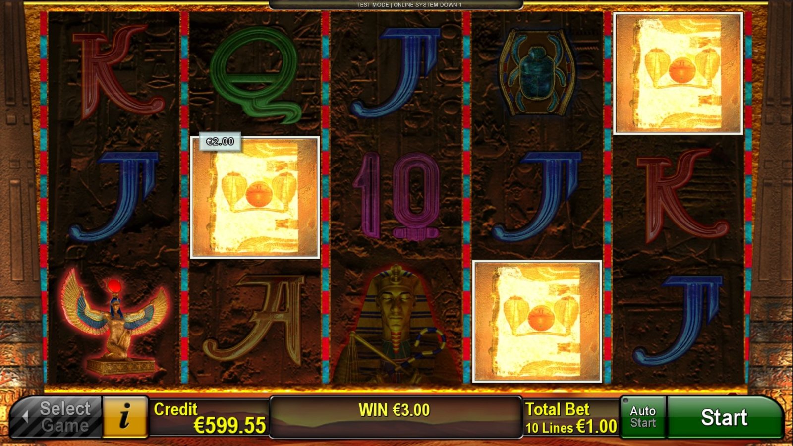 Book of Ra Deluxe Slot Screenshot 1