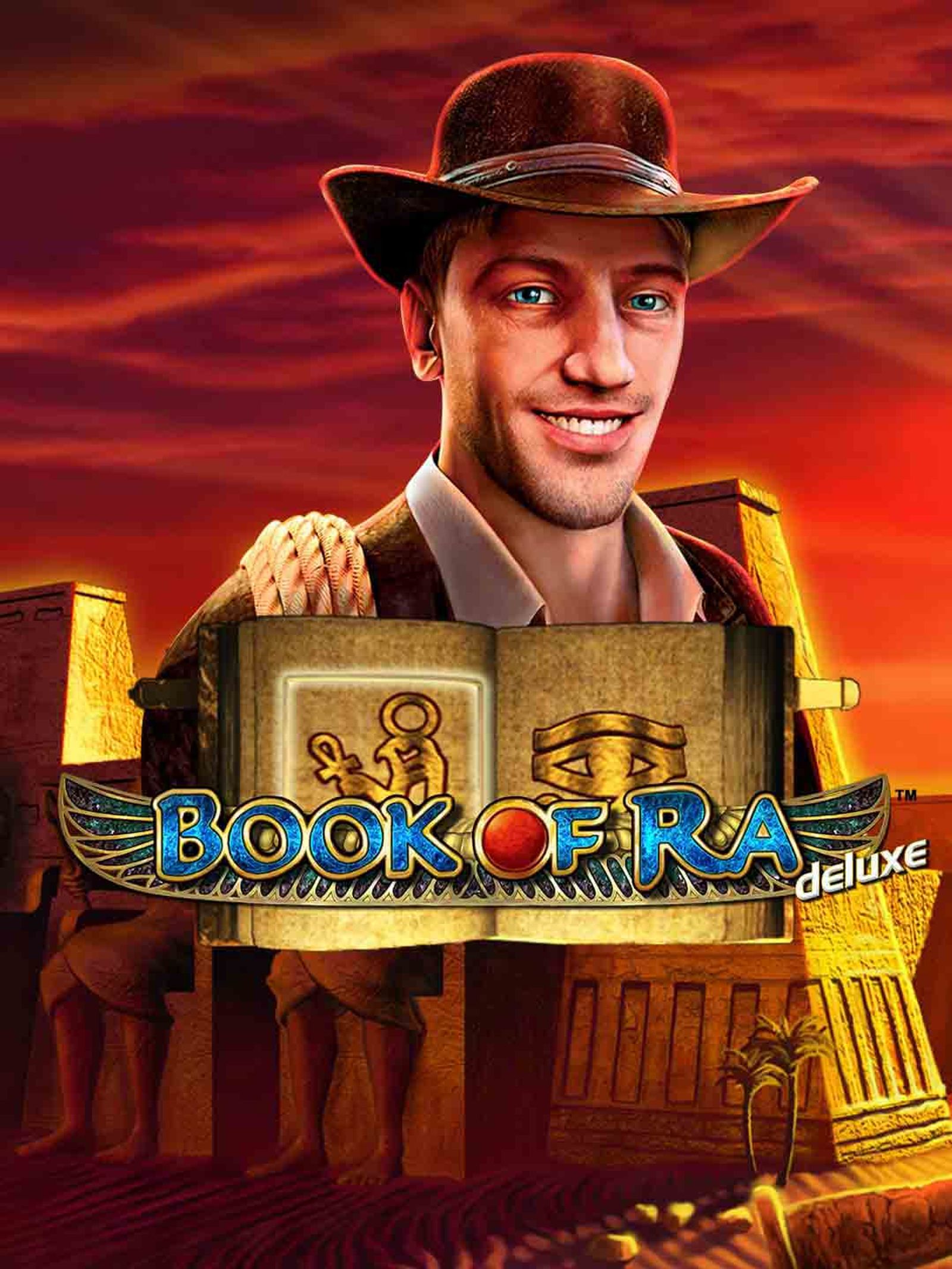 Book of Ra Deluxe slot poster