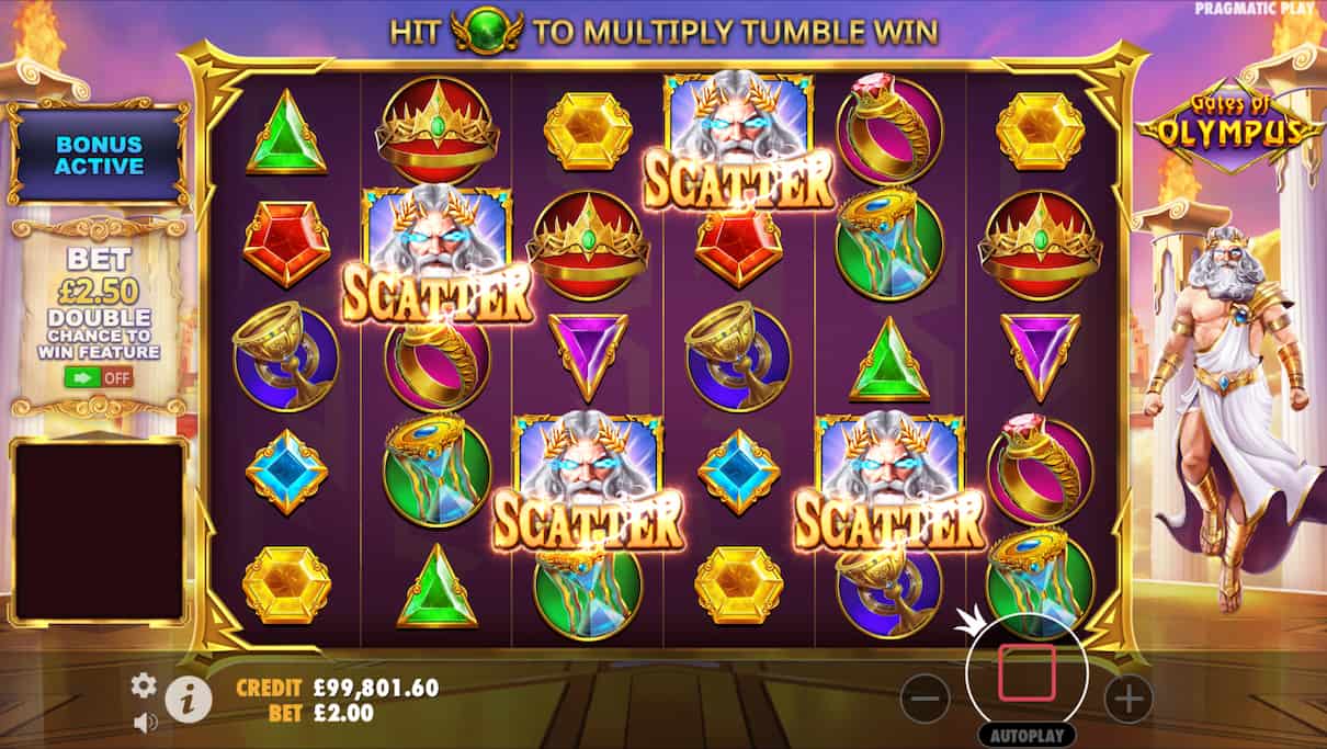 Gates of Olympus gameplay screenshot 3