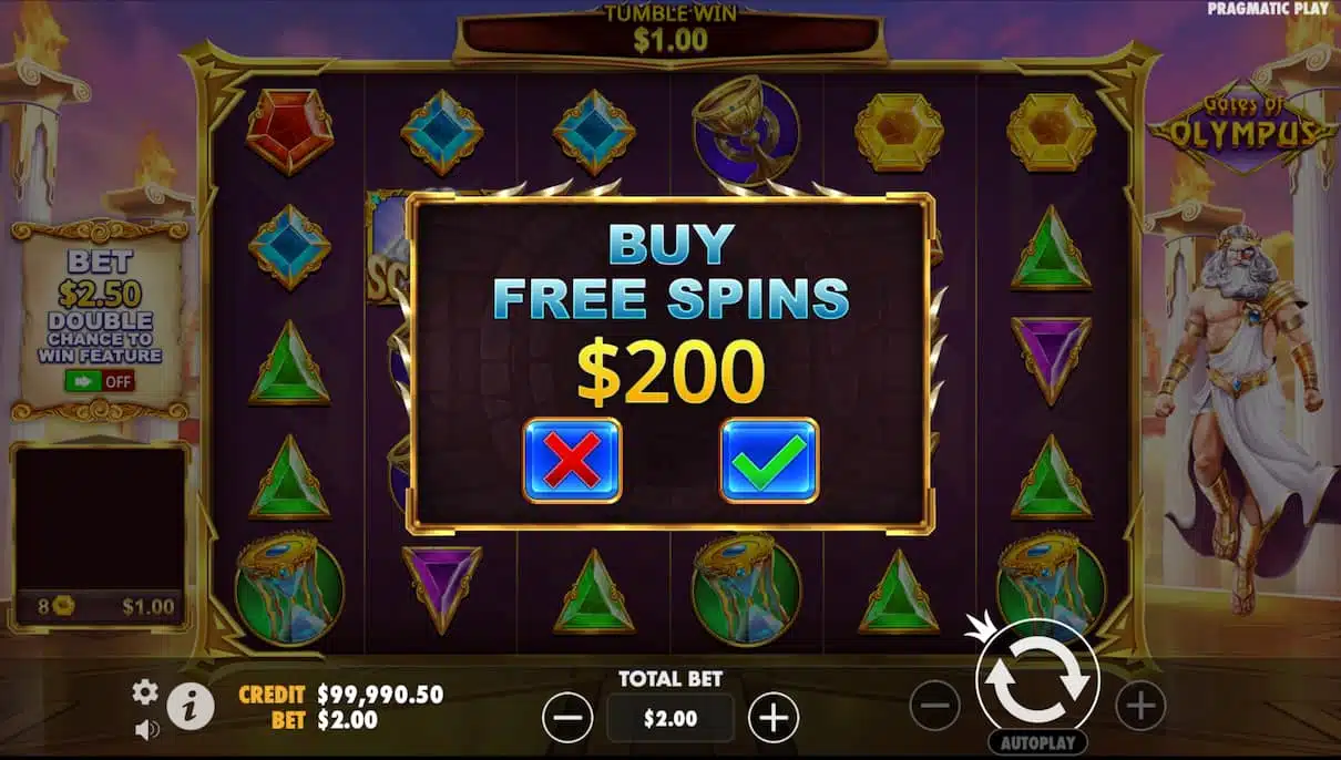 Gates of Olympus gameplay screenshot 4